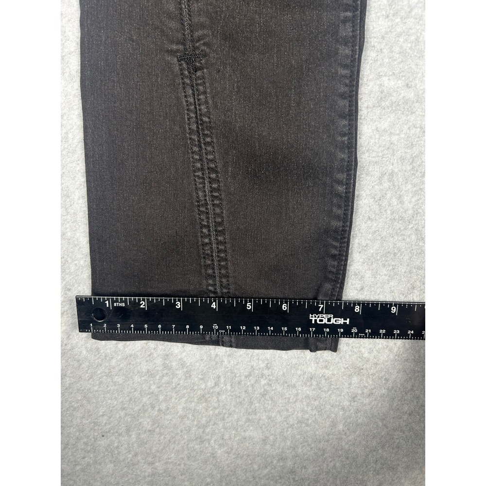 Free People Pants Split Hem Size 27 Black Slim Fit Streetwear - Picture 6 of 7